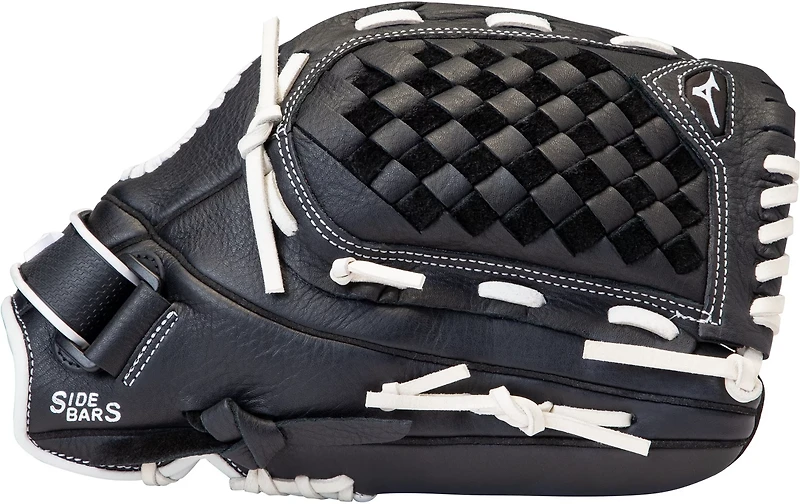 Mizuno GPSL1250F3 Prospect Select Series Fastpitch Softball Glove 12.5", Left Hand Throw, BLACK