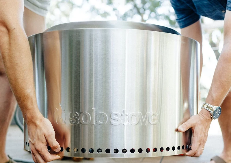 Solo Stove Yukon 27 in Round Wood-Burning Fire Pit