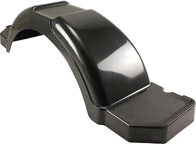 C.E. SMITH PLASTIC FENDER, 40-1/8"X 10"X 10-1/4", WITH STEP PAD AND SKIRT, 13"TIRE, 300 LBS. WEIGHT