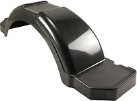 C.E. SMITH PLASTIC FENDER, 40-1/8"X 10"X 10-1/4", WITH STEP PAD AND SKIRT, 13"TIRE, 300 LBS. WEIGHT