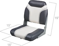 Marine Raider Low-Back Boat Seat