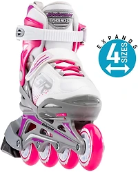Bladerunner Girls' 21 Phoenix Adjustable In-Line Skates