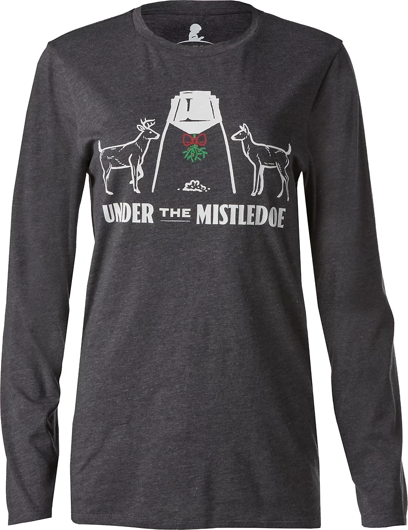 St. Jude's Children's Research Hospital Women's Under the Mistledoe Long-Sleeve Graphic T-shirt
