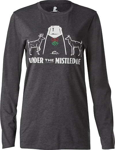 St. Jude's Children's Research Hospital Women's Under the Mistledoe Long-Sleeve Graphic T-shirt