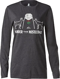 St. Jude's Children's Research Hospital Women's Under the Mistledoe Long-Sleeve Graphic T-shirt