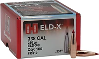 Hornady ELD-X .338 230-Grain Reloading Bullets