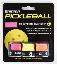 Gamma Pickleball Supreme Overgrips 3-Pack
