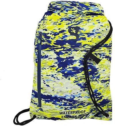 geckobrands Embark Mahi geckoflage Waterproof Drawstring Backpack