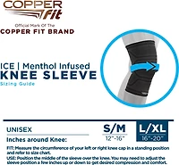 Copper Fit Small/Medium Ice Knee Sleeve
