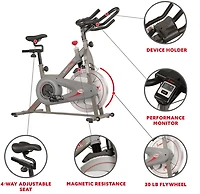 Sunny Health &Fitness Synergy Magnetic Indoor Cycling Bike