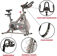 Sunny Health &Fitness Synergy Magnetic Indoor Cycling Bike