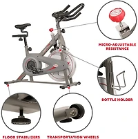 Sunny Health &Fitness Synergy Magnetic Indoor Cycling Bike