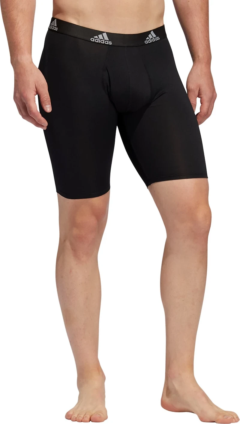 adidas Men's Performance Long Boxer Briefs 3-Pack