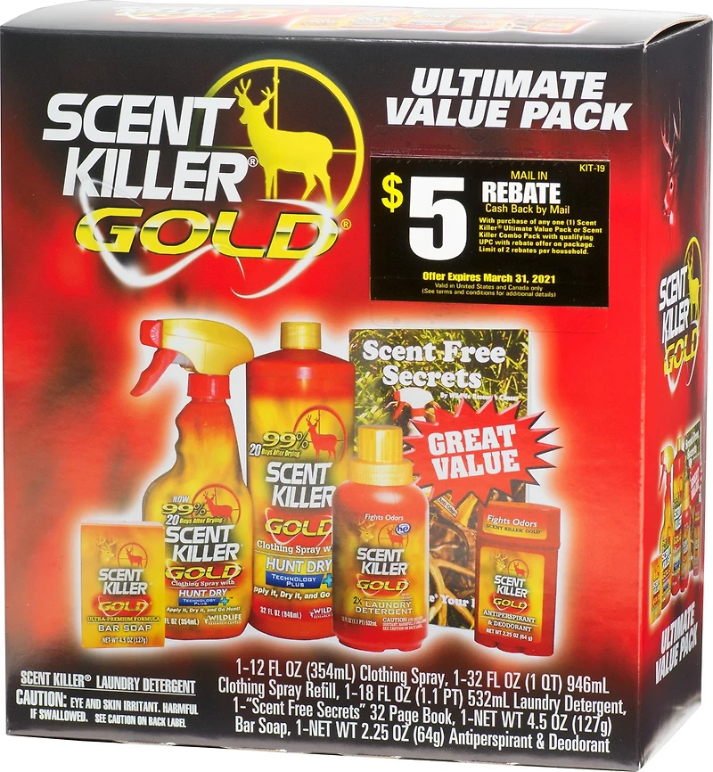 Wildlife Research Center Scent Killer Gold Ultimate Value Pack