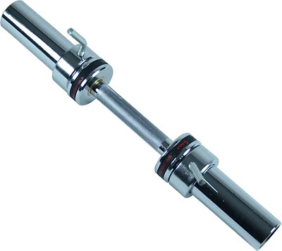 Sunny Health & Fitness 20 in Olympic Single Dumbbell Handlebar with Ring Collars