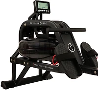 Sunny Health & Fitness Obsidian Surge Water Rowing Machine