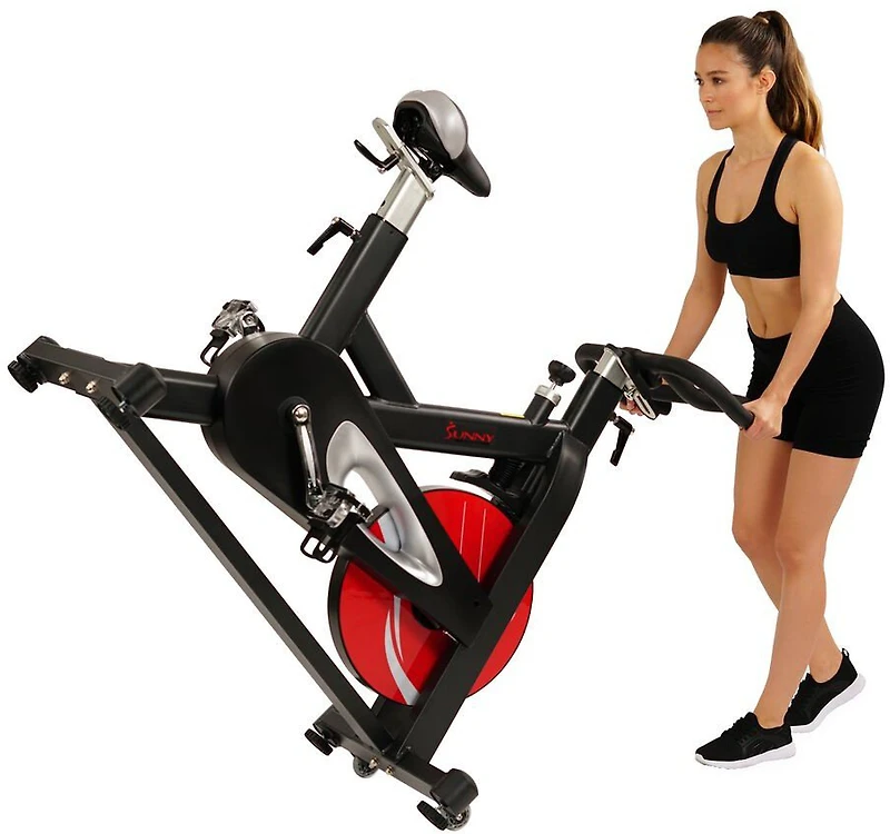 Sunny Health & Fitness Evolution Pro Magnetic Belt Drive Indoor Cycling Bike
