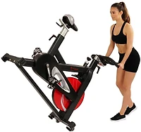 Sunny Health & Fitness Evolution Pro Magnetic Belt Drive Indoor Cycling Bike