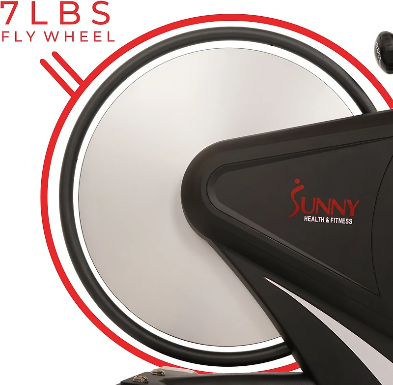 Sunny Health & Fitness SF-B1709 Magnetic Belt Rear Drive Indoor Cycling Bike