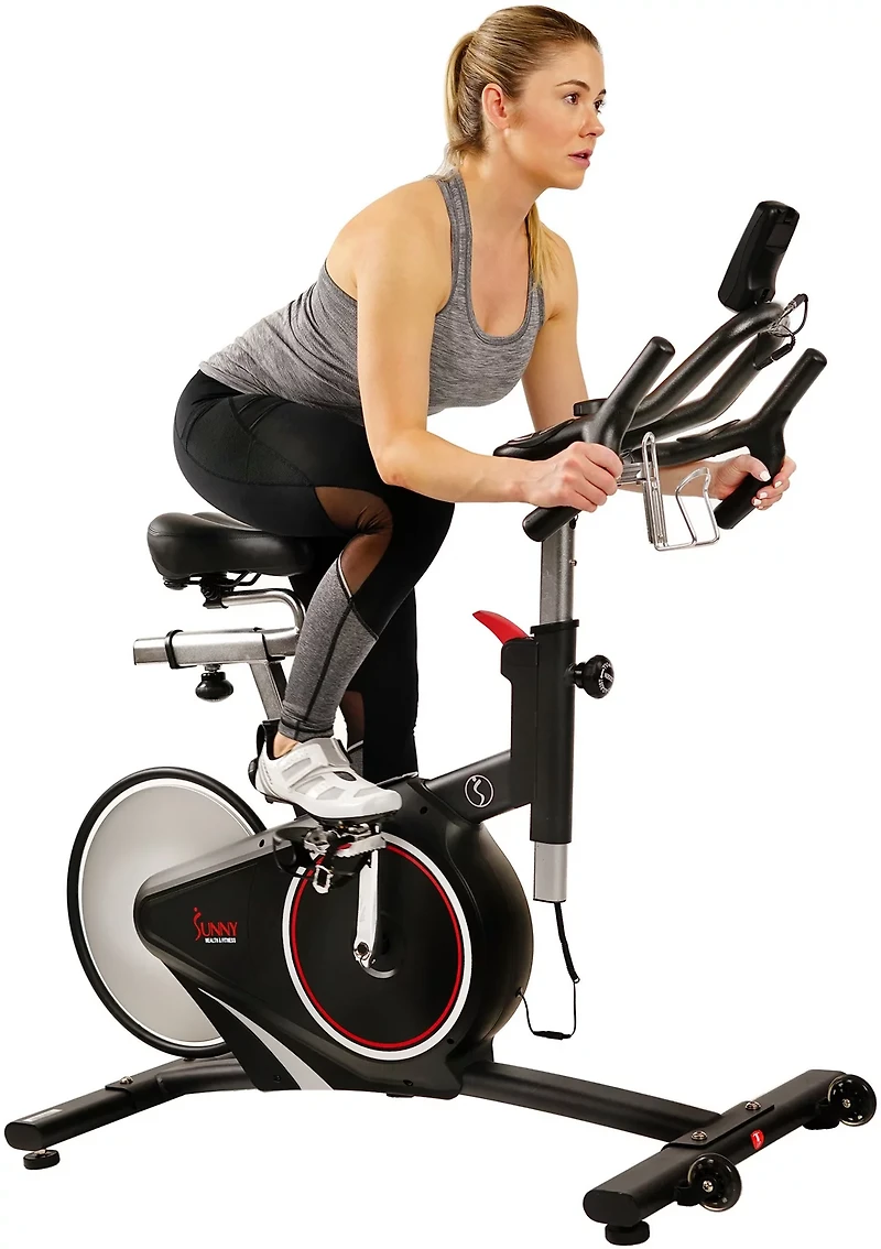 Sunny Health & Fitness SF-B1709 Magnetic Belt Rear Drive Indoor Cycling Bike