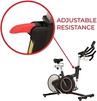 Sunny Health & Fitness SF-B1709 Magnetic Belt Rear Drive Indoor Cycling Bike