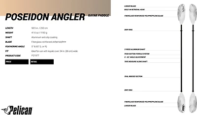 Pelican Poseidon Angler Paddle