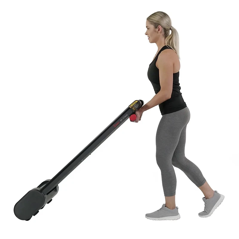 Sunny Health & Fitness Walkstation Slim Flat Treadmill