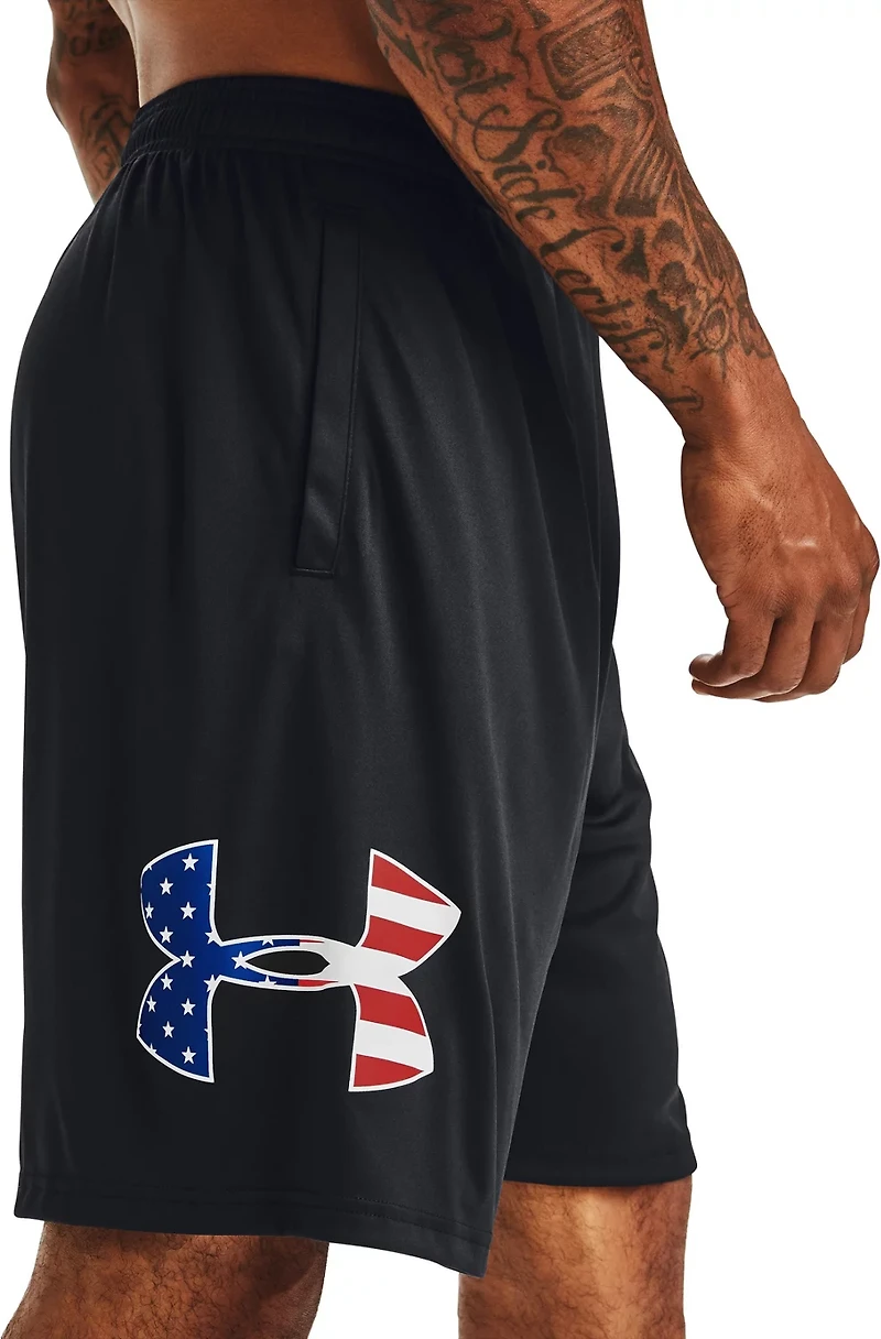 Under Armour Men's Freedom Tech Big Flag Logo Shorts 10