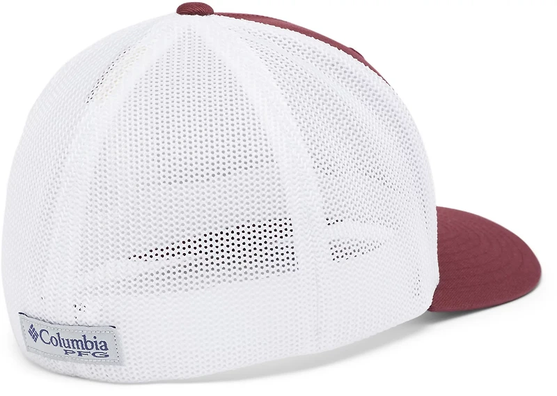 Columbia Sportswear Men's Texas A&M University Mesh Fish Flag Ball Cap