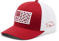 Columbia Sportswear Men's University of Arkansas Mesh Fish Flag Ball Cap