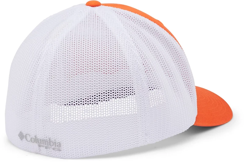 Columbia Sportswear Men's Clemson University Mesh Fish Flag Ball Cap