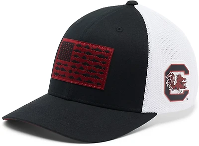 Columbia Sportswear Men's University of South Carolina Mesh Fish Flag Ball Cap