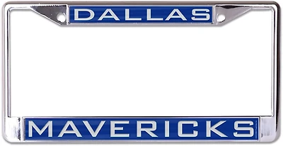 WinCraft Dallas Mavericks Inlaid Mirror License Plate Frame