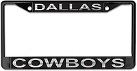 WinCraft Dallas Cowboys Slim Metallic License Plate Frame