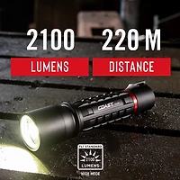Coast XP11R Rechargeable Dual Power Flashlight