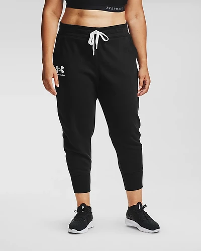 Under Armour Women's Rival Fleece Plus Size Joggers