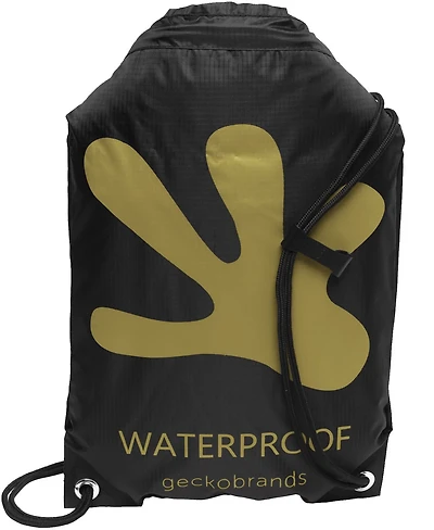 geckobrands Waterproof Drawstring Backpack