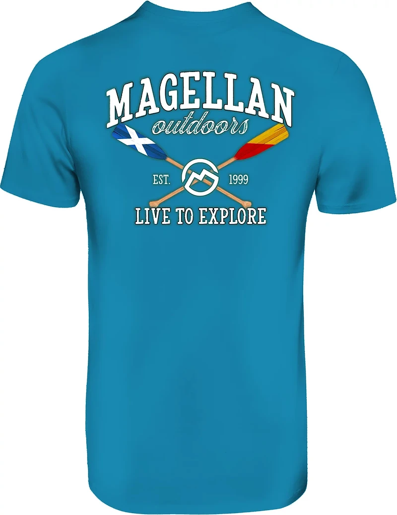 Magellan Outdoors Men's Paddle Flags Graphic T-shirt