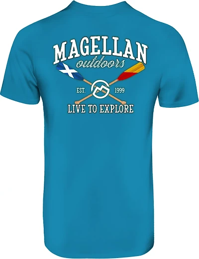 Magellan Outdoors Men's Paddle Flags Graphic T-shirt