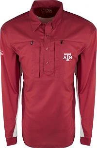 Drake Men's Texas A&M University Performance Button Up Shirt