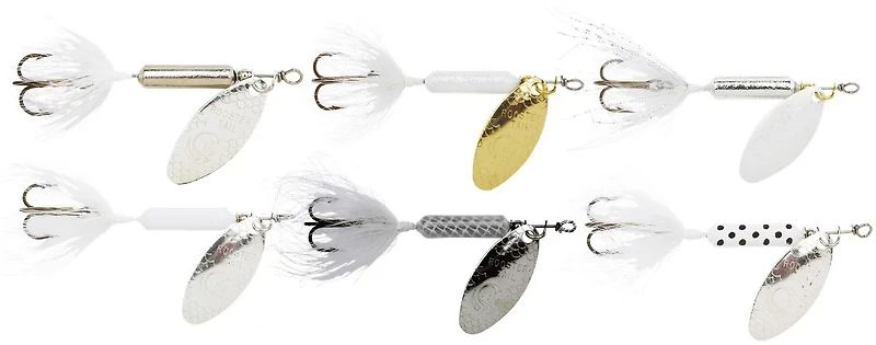 Worden's Rooster Tail 1/6 oz. Spinnerbait 6 Pack