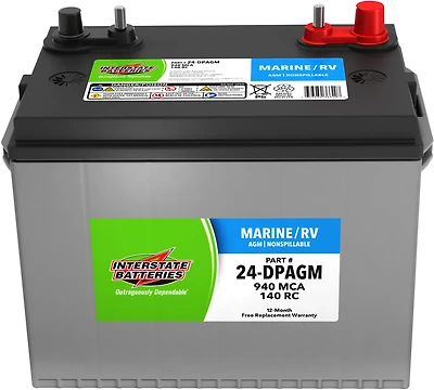 Interstate Batteries Marine 24AGM Battery