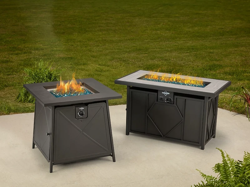 Mosaic 42 in x 24 in Kingsland Gas Fire Pit