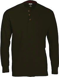 Smith's Workwear Men's Long Sleeve Henley Shirt