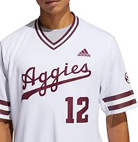 adidas Men's Texas A&M University Replica Baseball Jersey