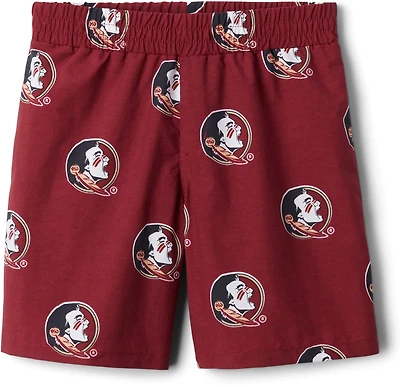 Columbia Sportswear Boys' Florida State University Backcast Printed Shorts 5 in