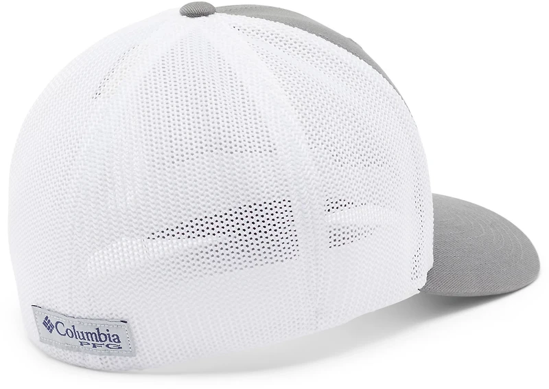 Columbia Men's Auburn University PFG Mesh Fish Flag Ball Cap