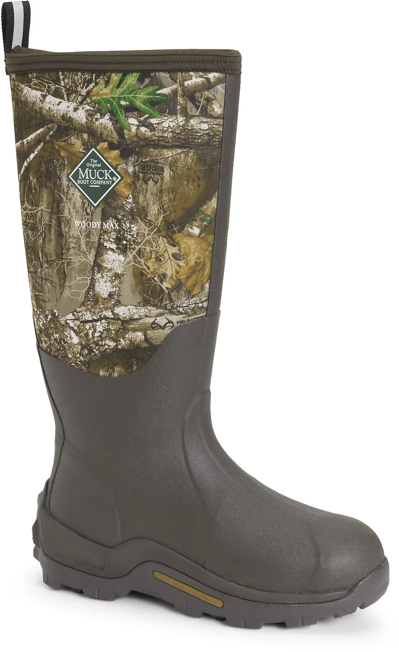 Muck Boot Men's Woody Max Country Realtree Edge Waterproof Camo Boots