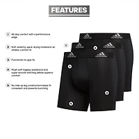 adidas Men's Performance Trunks Briefs 3-Pack