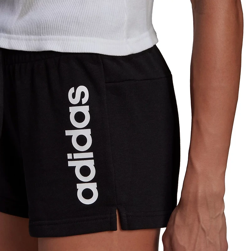 adidas Women's Linear French Terry Shorts 3